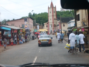 The streets of Elmina